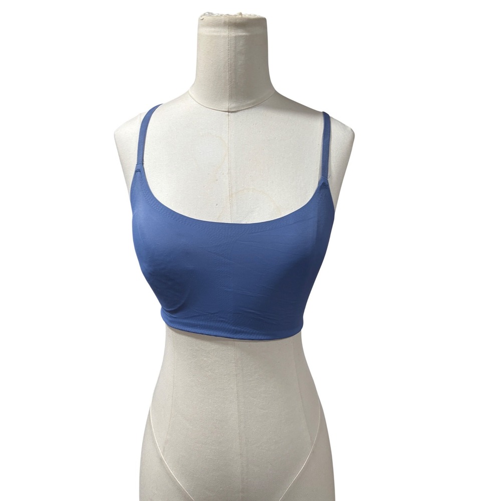 TRUE AND CO.‎ Women's Blue Comfort Wireless Bralette Size S